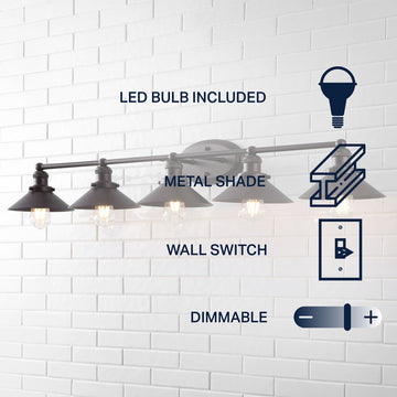 July Metal Shade Sconce